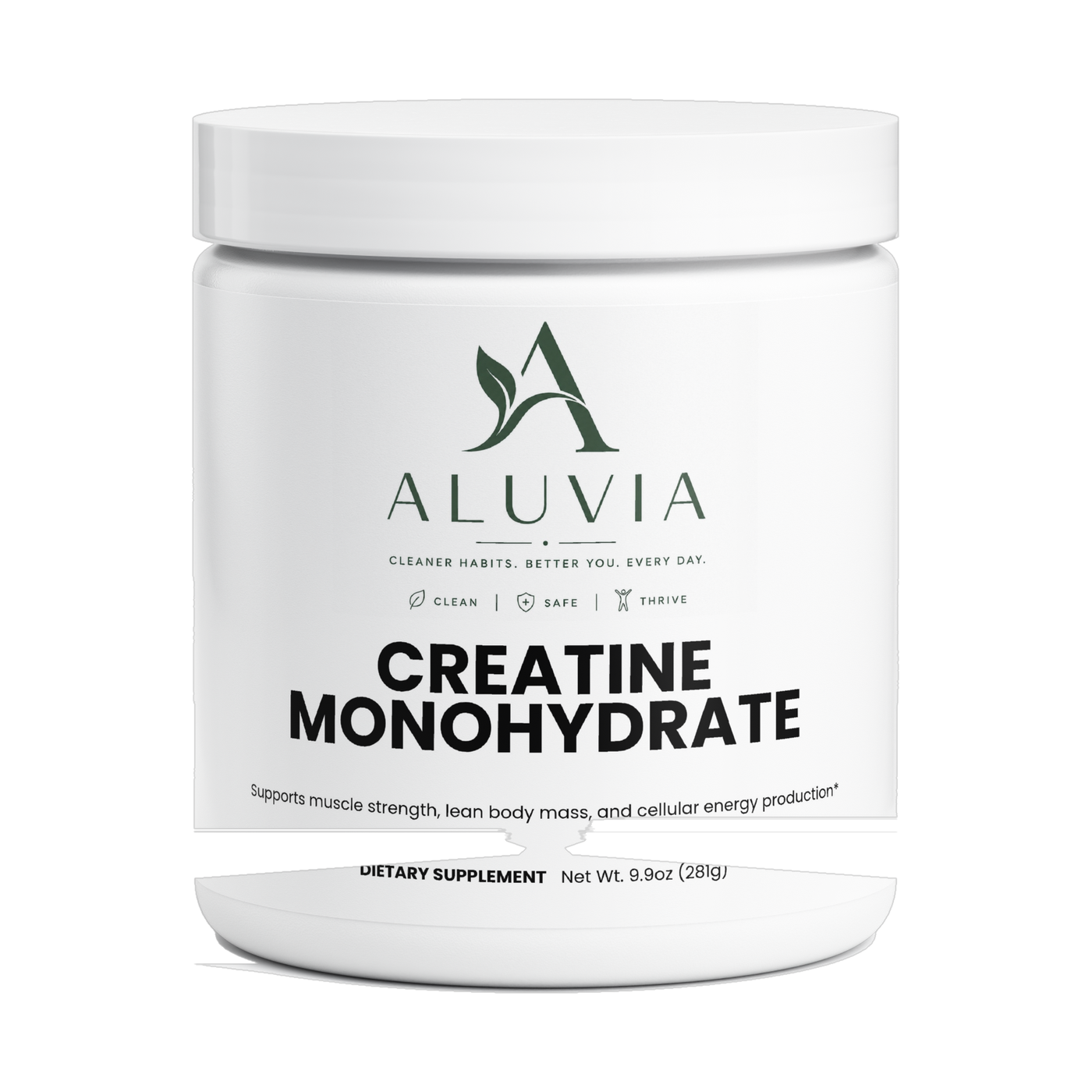 Aluvia Creatine Monohydrate, 9.9 oz jar