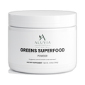 Aluvia Daily Greens superfood powder, 4.44 oz jar
